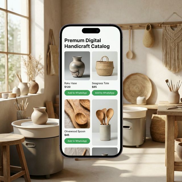 Handicraft Catalog Mockup