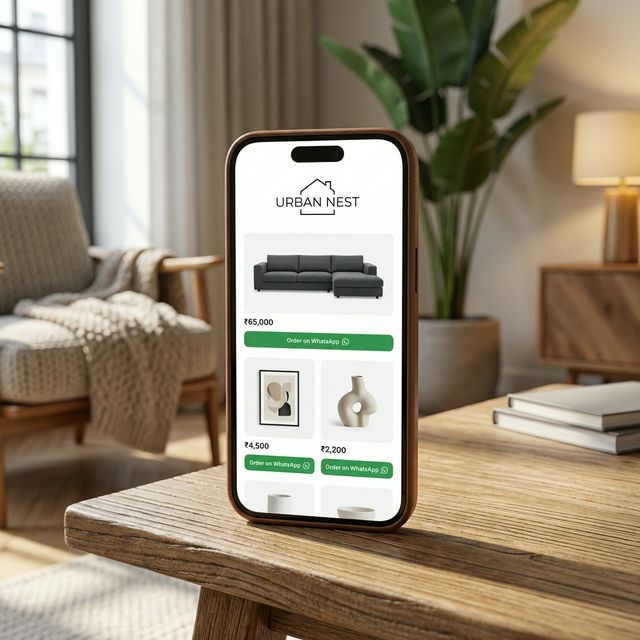 Home Decor Catalog Mockup