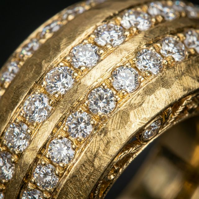 StitchMagic jewellery detail close-up — macro photography AI enhancement showing stone clarity and metalwork